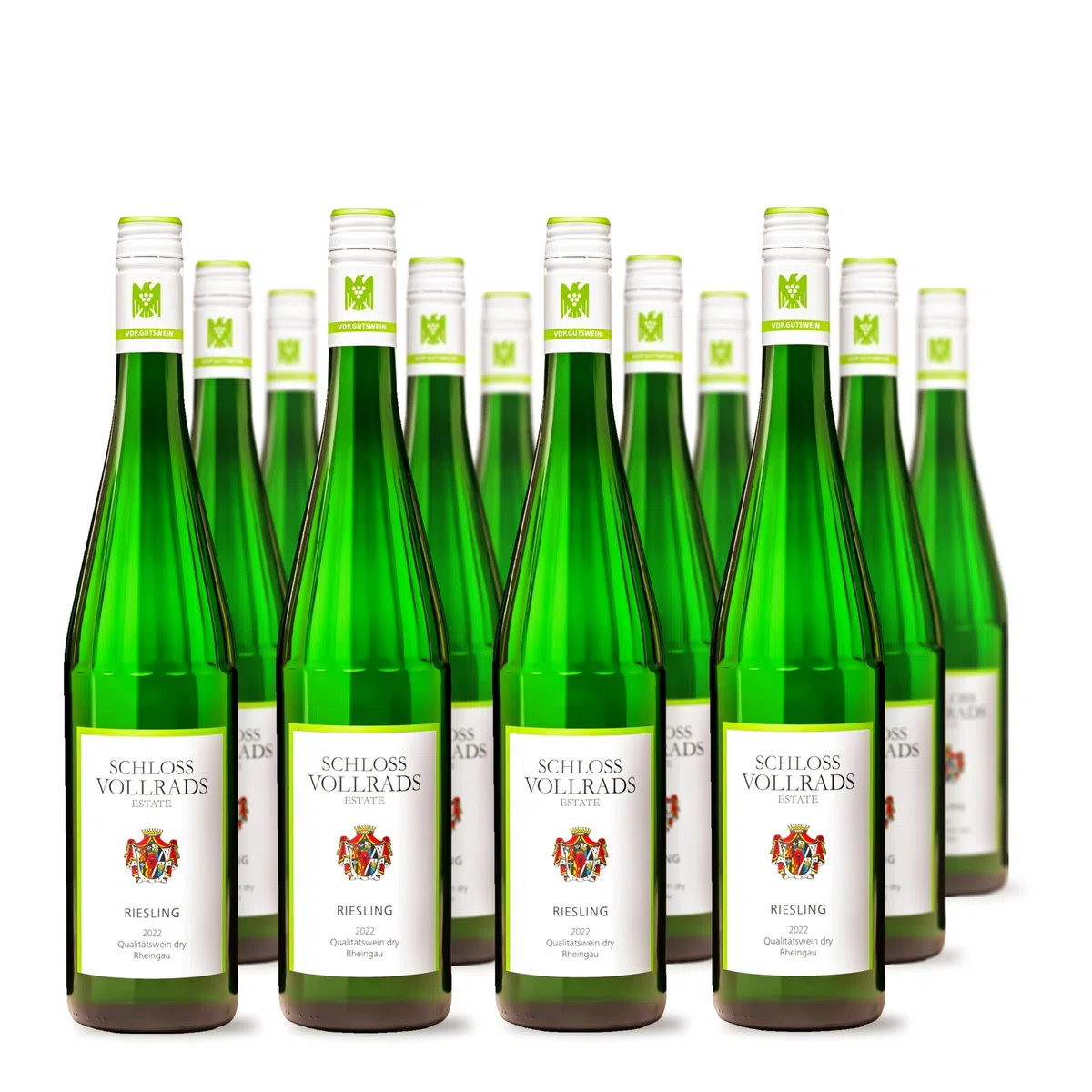 Schloss Vollrads 2023/2024 Riesling trocken - BIO (12 x 0,75 l) inkl. weine.de-DropStop
