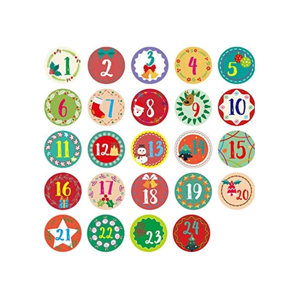 MITOBACK - Adventskalender mit 24 Backmischungen für Brot, Brötchen, Kuchen und Gebäck, Backmischung zu Weihnachten: Glutenfrei, Hefefrei und Mehlfrei für Diabetiker und Zöliakie geeignet
