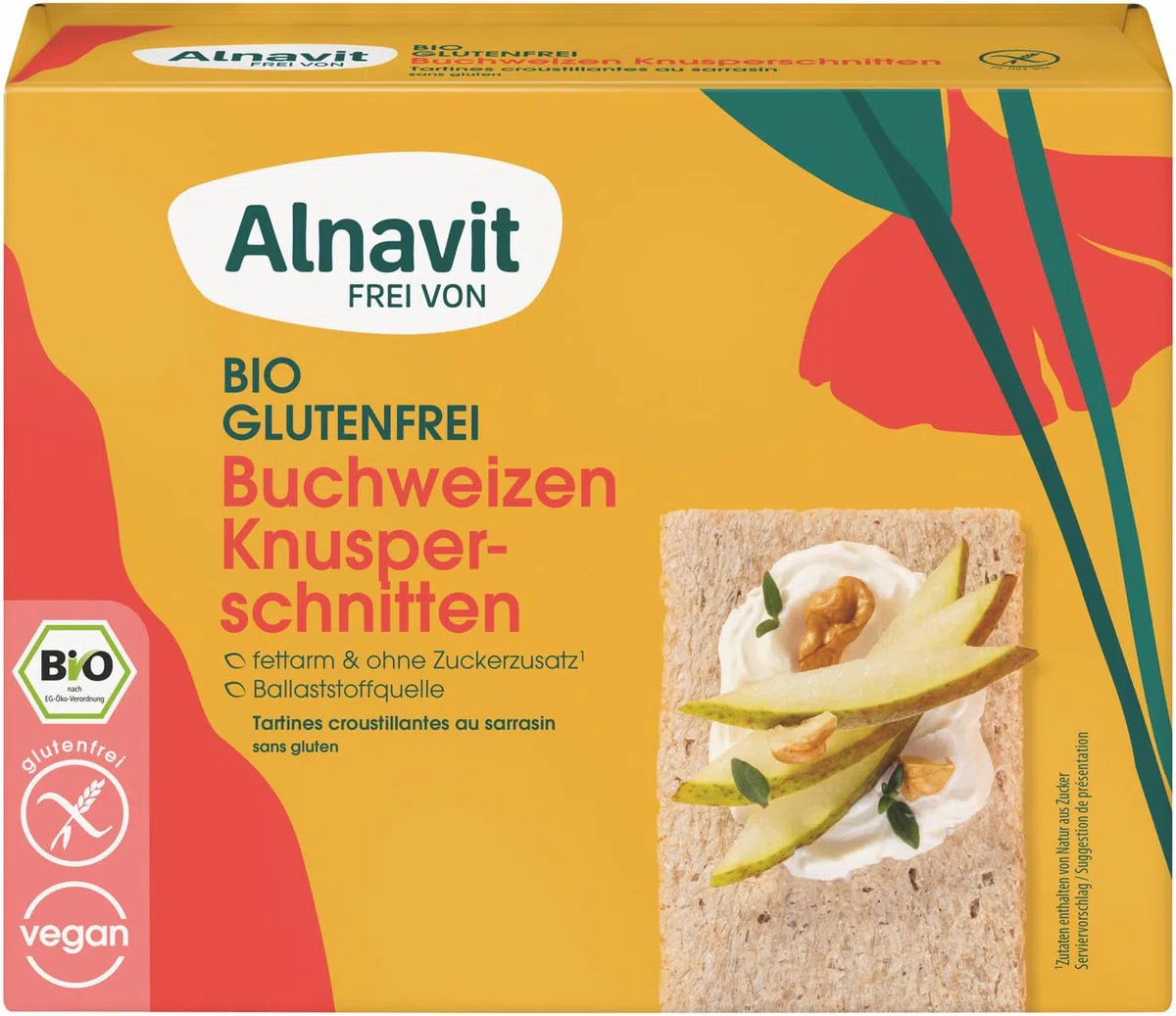 Alnavit Bio Knusperbrot Buchweizen, 150 g