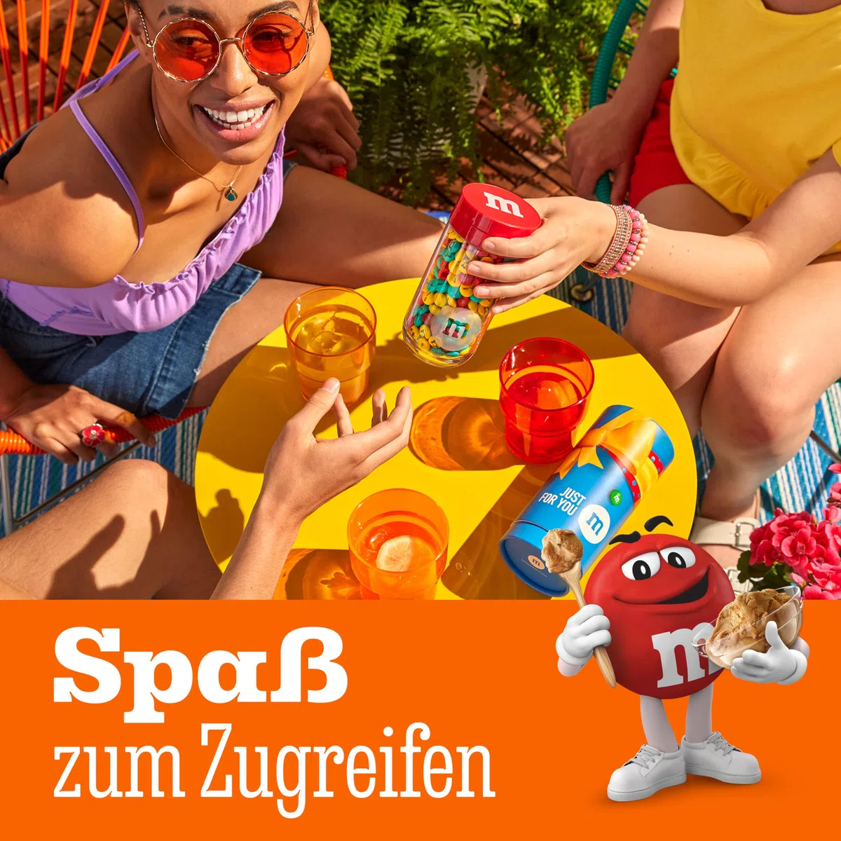 M&M’s Cookie Dough, Knackige Schokolinsen mit Keksteiggeschmack und bunter Zuckerhülle als Süßigkeit, Schokolade zum Teilen, 1 x 675 g