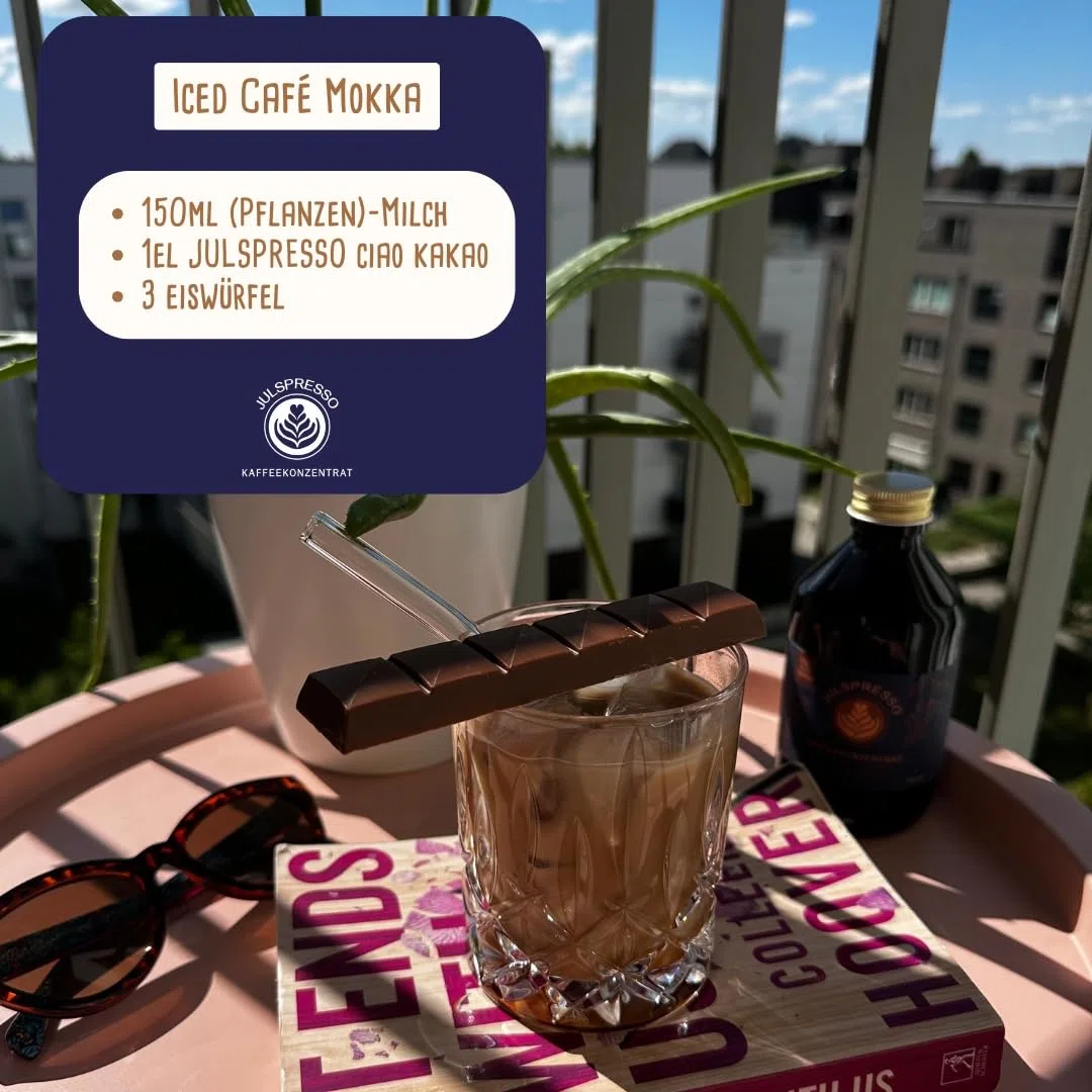 JULSPRESSO Kaffeekonzentrat - Ciao Kakao - warme Kaffeegetränke und Eiskaffee für ca. 25 Tassen Kaffeegetränk pro Flasche (Ciao Kakao)