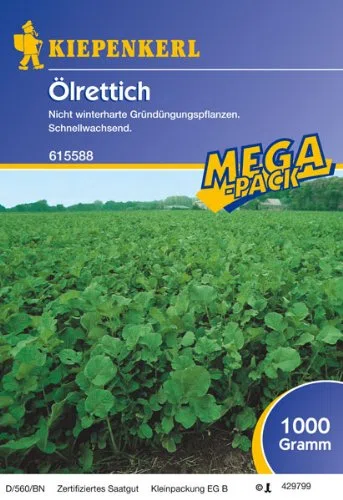 Ölrettich, 1 kg - 1 Foliensack/ 1 kg