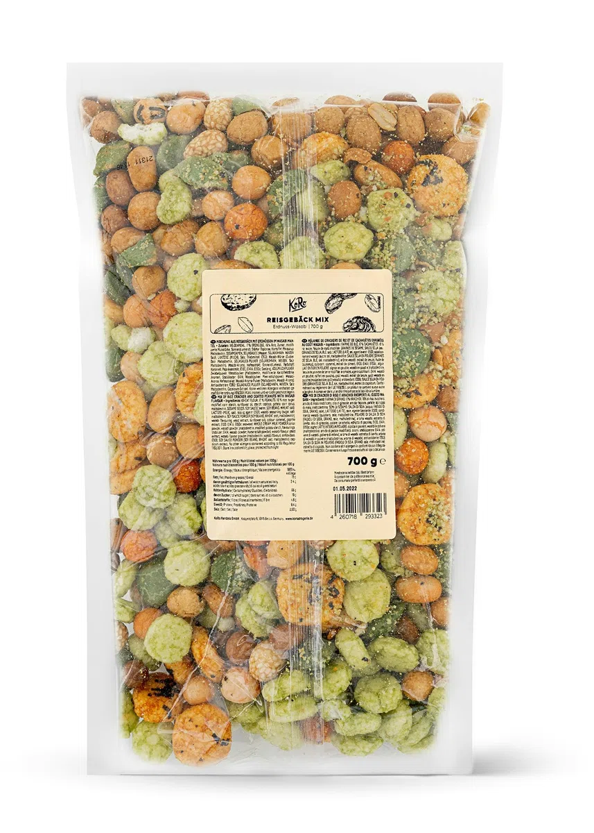 KoRo - Reisgebäck Mix Erdnuss-Wasabi 700 g