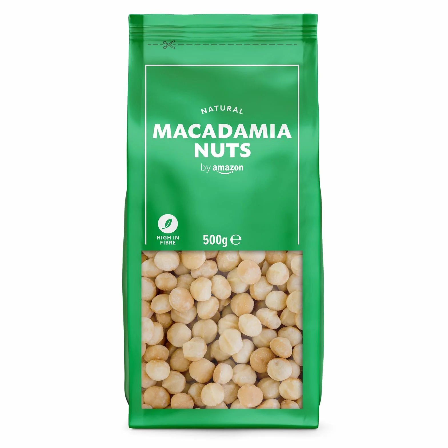 by Amazon Macadamianüsse, Ungesalzene, 500g (1er-Pack)