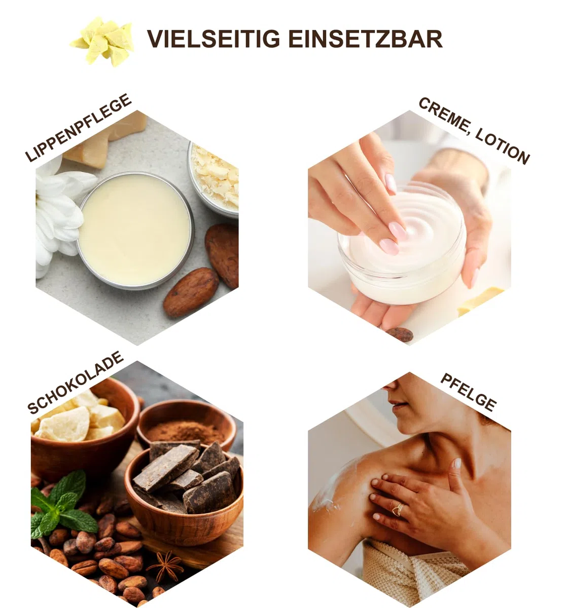 100 % Bio-Kakaobutter – 200 g – Lebensmittelqualität – Wasserdampf-desodoriert – Vegan & Glutenfrei – Ohne Zusatzstoffe – Ideal zum Backen & DIY