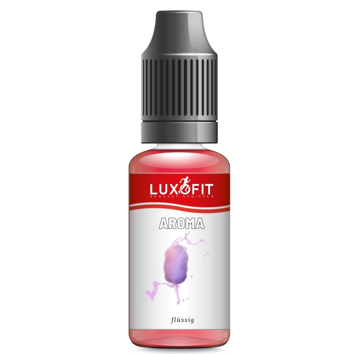 Luxofit Zuckerwatte Aroma flüssig, Aromatisierung von Lebensmitteln, Getränke verfeinern, Made in Germany, Vegetarisch und Vegan, GMO-Frei, Geschmacksverstärker (1 L)
