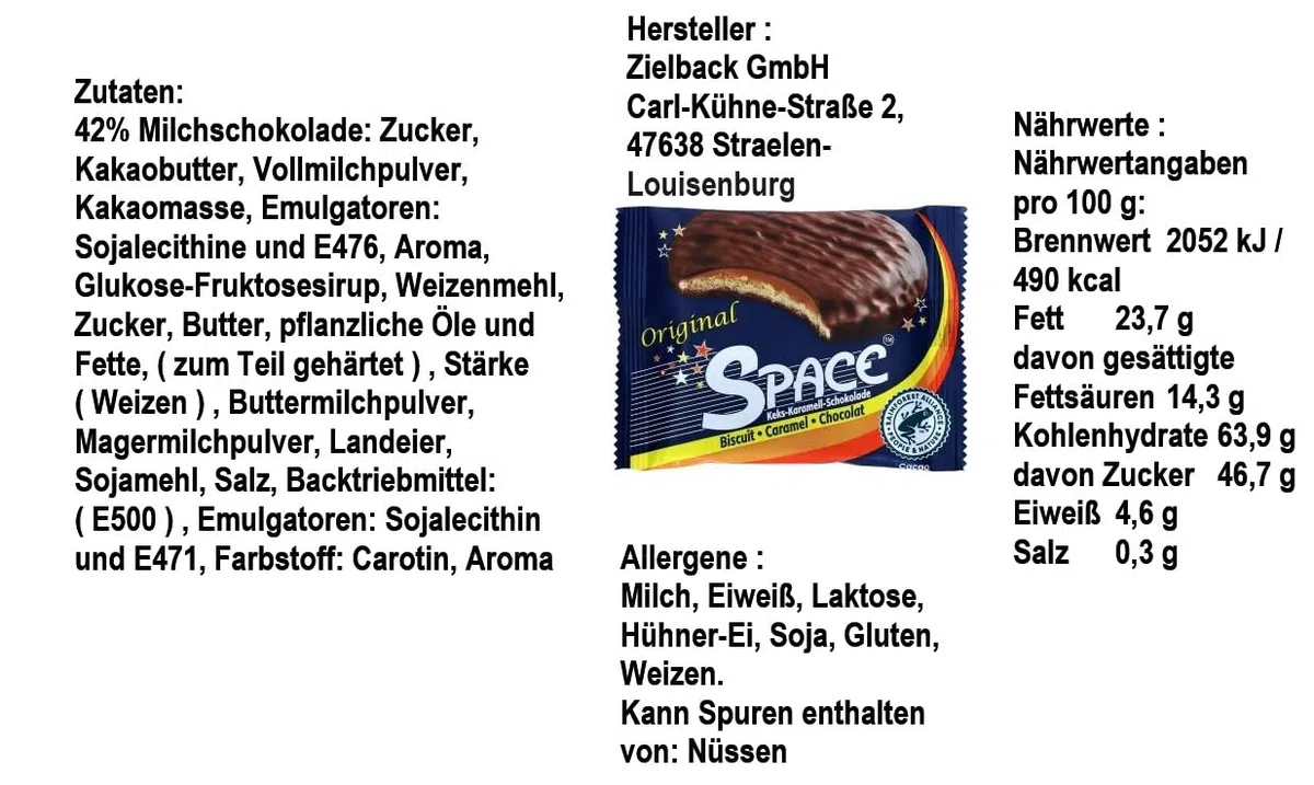 1 Box Mampfi Esspapier-Trio a 290g + Space Keks gratis a 45 g von Onlineshop Bormann
