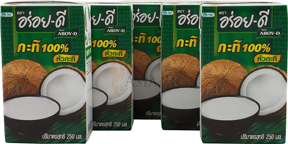 Aroy-D - Kokosmilch mit E435 - 5er Pack (5 x 250ml)