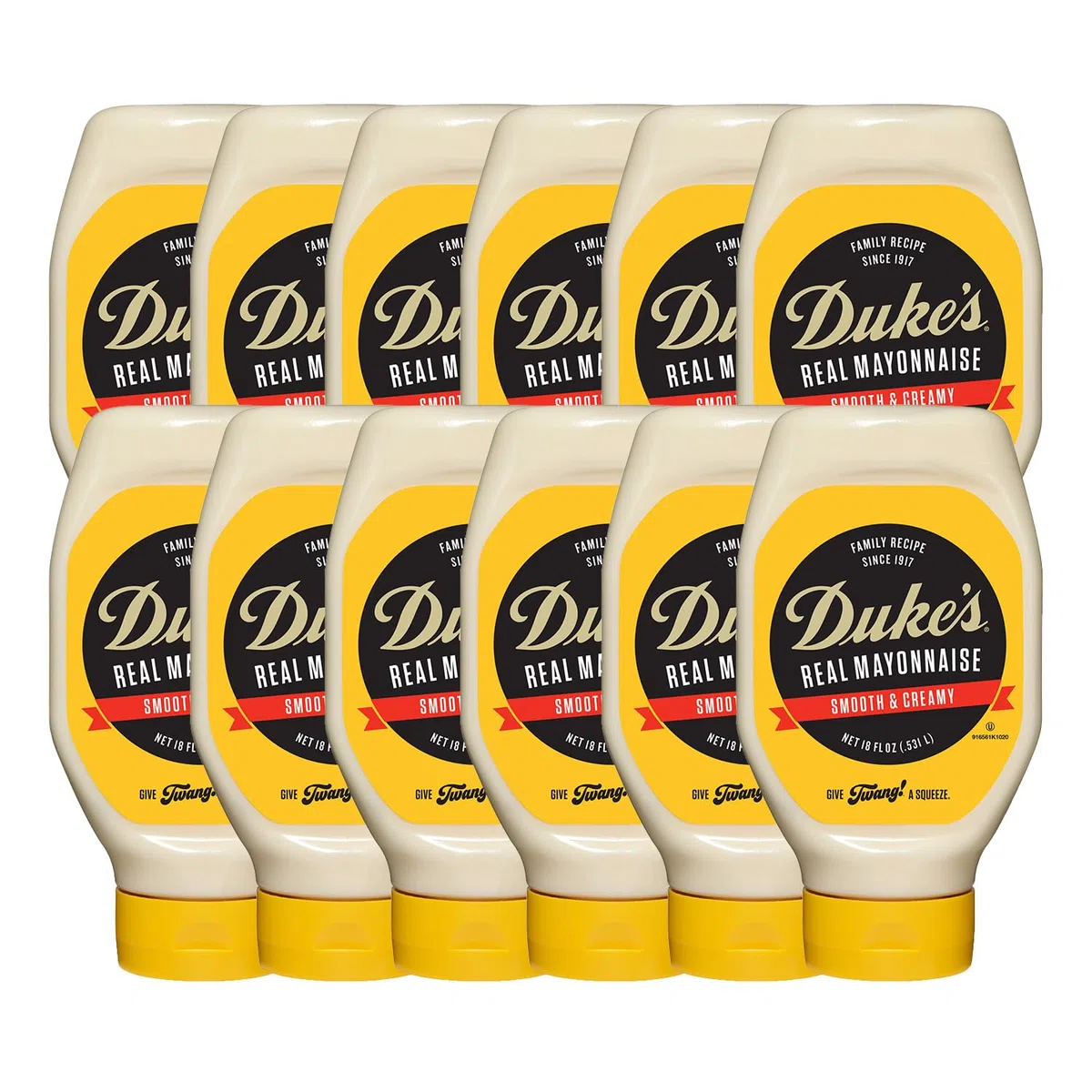 Der Duke Echt Mayonnaise Squeeze zuckerfrei 18 Unze (12 Stück)