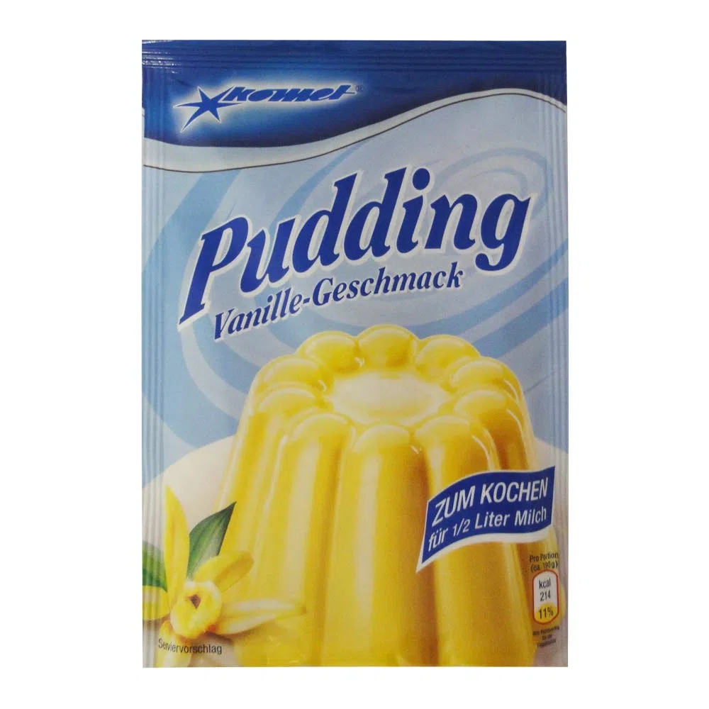 20er Pack Komet Pudding Vanille-Geschmack (20 x 40 g) Puddingpulver Puddingdessert Dessert Dessertpulver