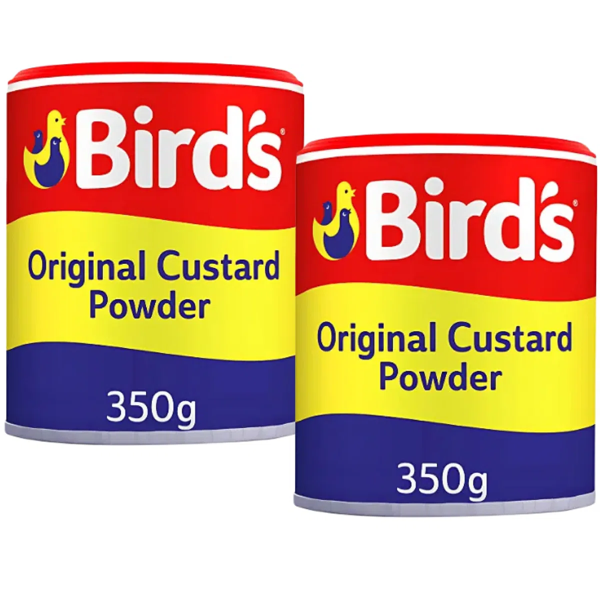 Bird’s Original Custard Powder 2er Set (2x350g) | Britisches Vanillepuddingpulver – Doppelpack in Setverpackung durch Pikaflor