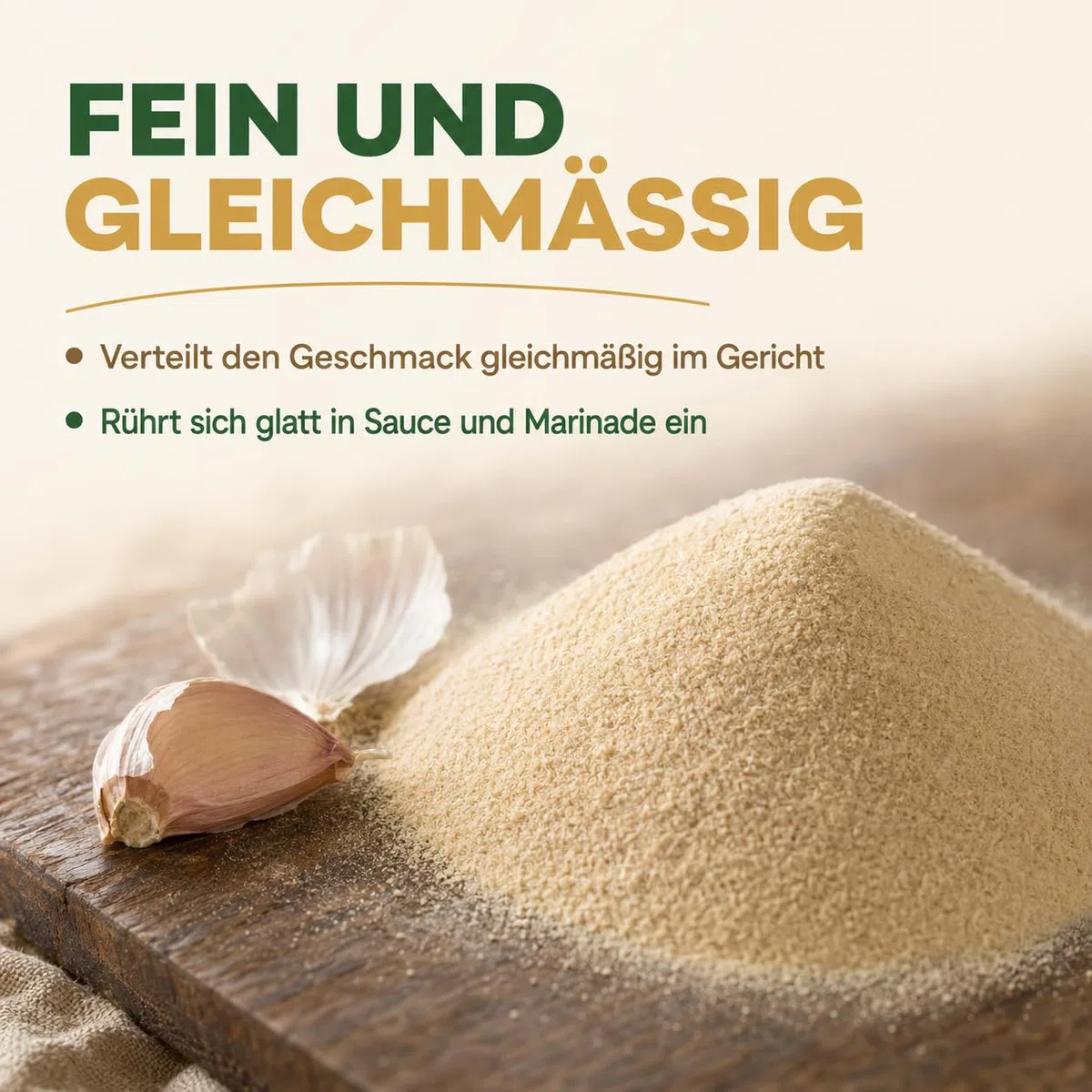 GiDeli Knoblauchgranulat 4x5kg - Knoblauchpulver, wiederverschließbar