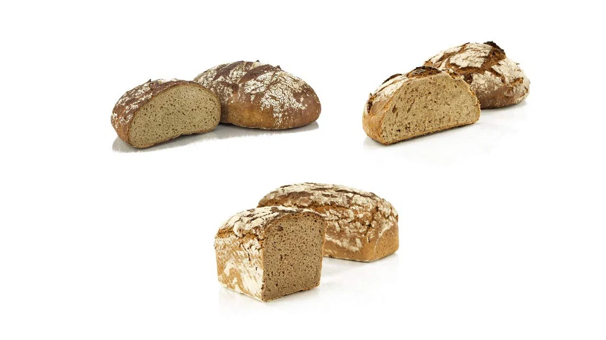 Vestakorn Handwerksbrot, Roggenbrot Auswahl - frisches Brot - 3 verschiedene Roggen & Roggenmischbrote vom Handwerksbäcker zum selbst aufbacken in 10 Minuten