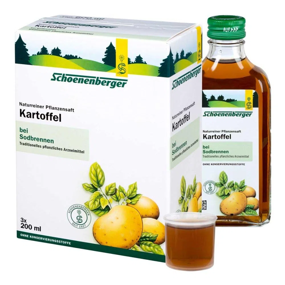 Schoenenberger Naturreiner Heilpflanzensaft Kartoffel 3X200 ml