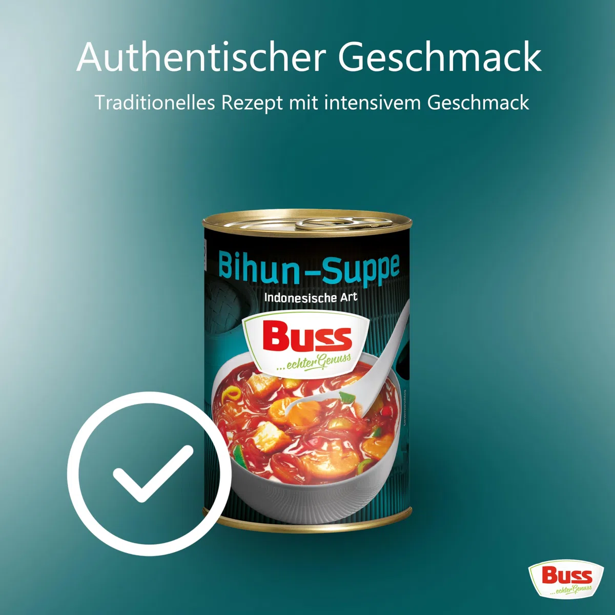 Buss Asia Suppen - Bihunsuppe Original nach indonesischer Art, 12 x 400g