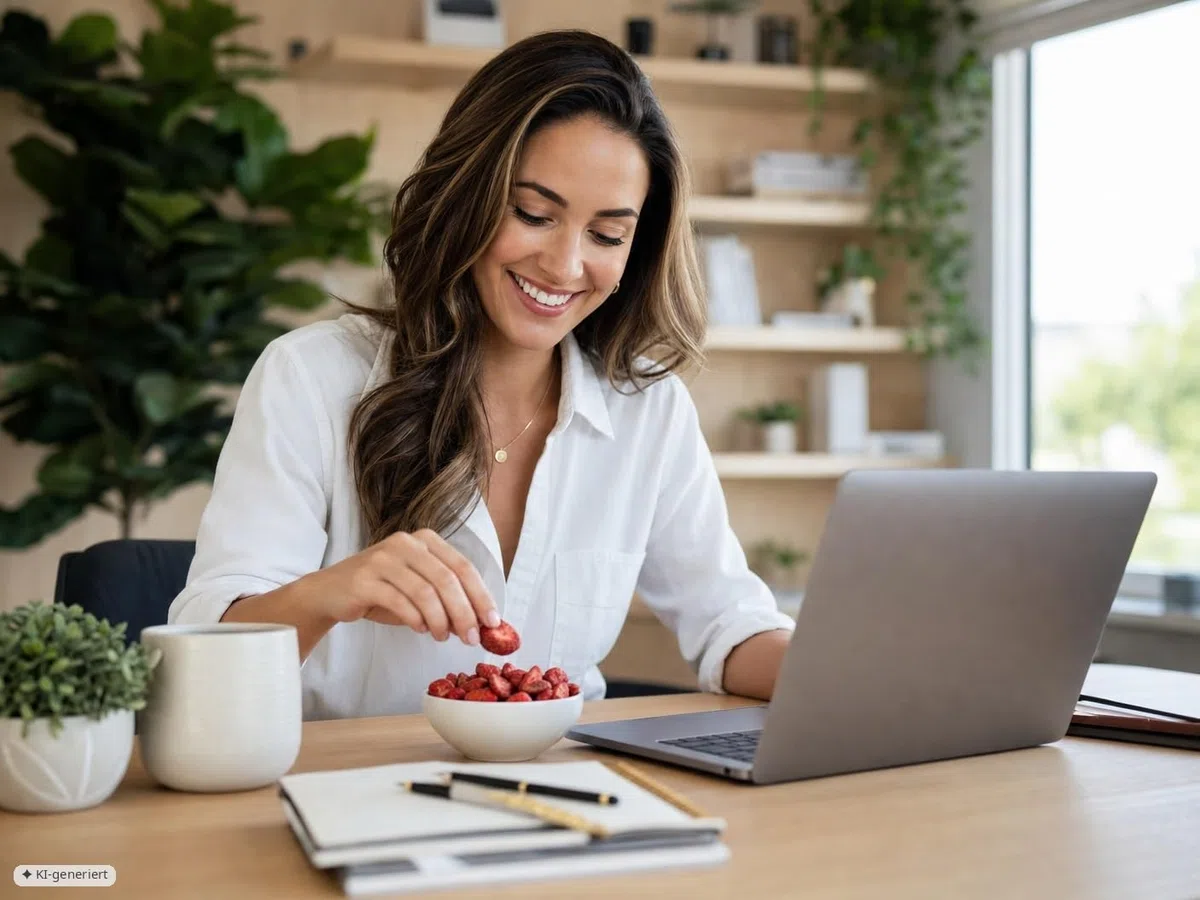 EWL Naturprodukte Getrocknete Erdbeeren 250 g, gefriergetrocknete Erdbeeren ohne Zuckerzusatz, vegan, in Deutschland abgefüllt