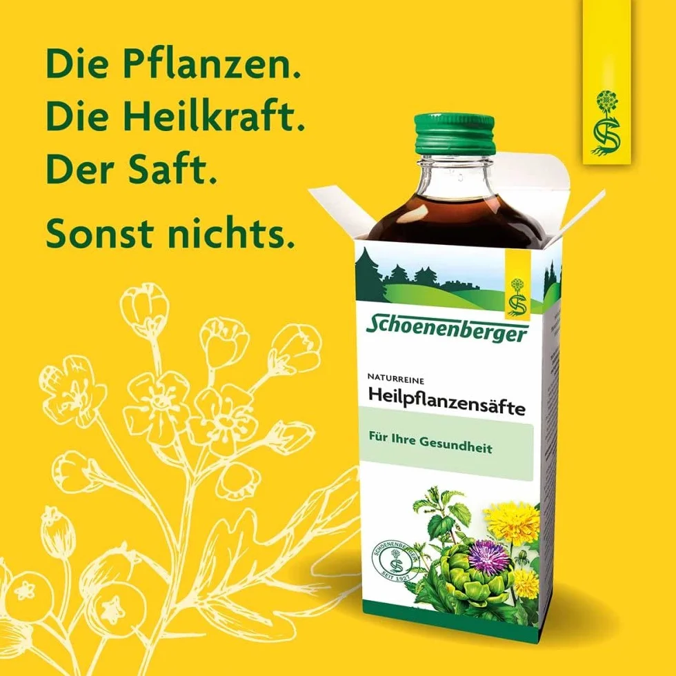 Schoenenberger Naturreiner Heilpflanzensaft Kartoffel 3X200 ml
