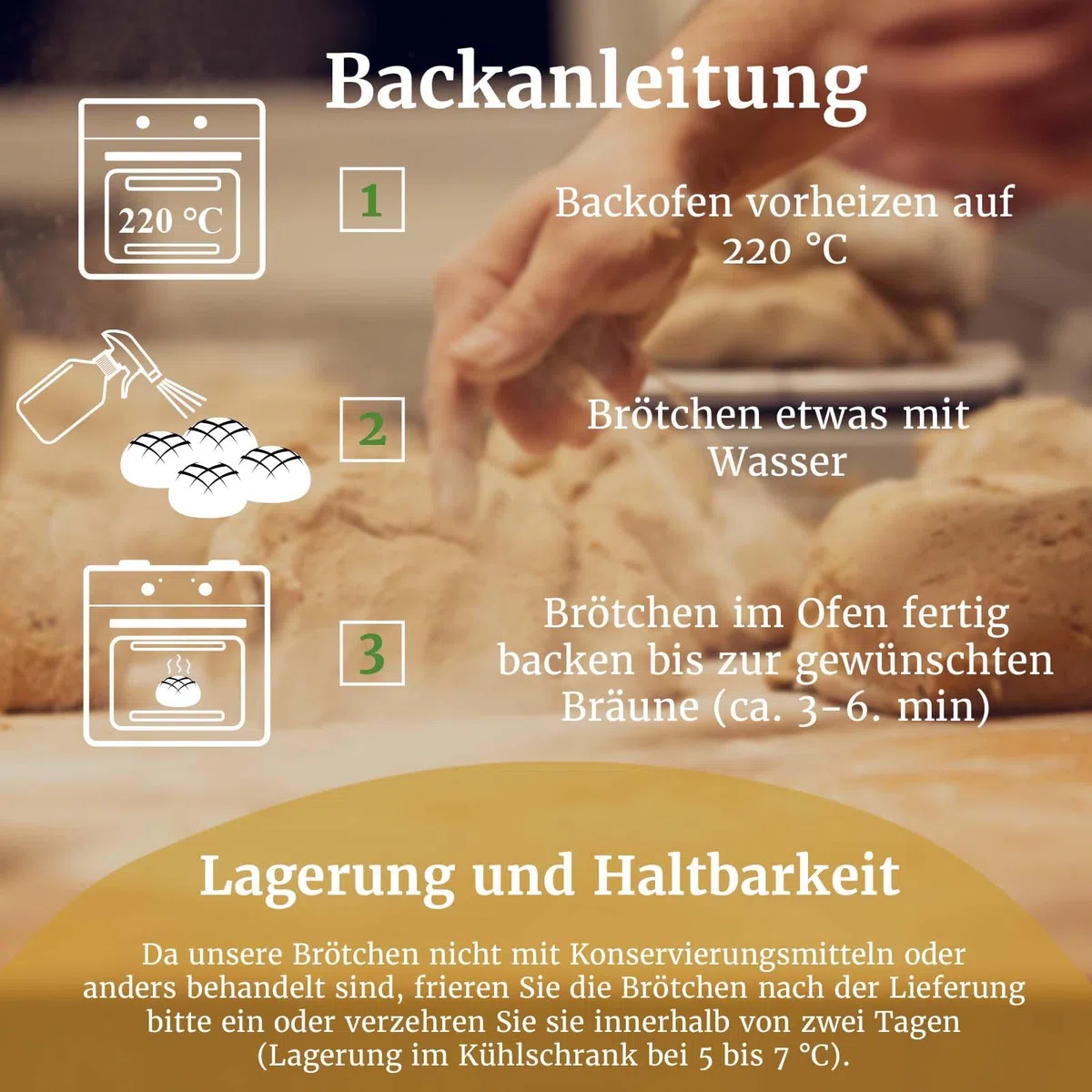 Bäckerei Spiegelhauer Demeter Bio Doppel Brötchen 20 Stück halbgebacken I Bio Aufbackbrötchen zum Aufbacken I abgepackte Bio Brötchen