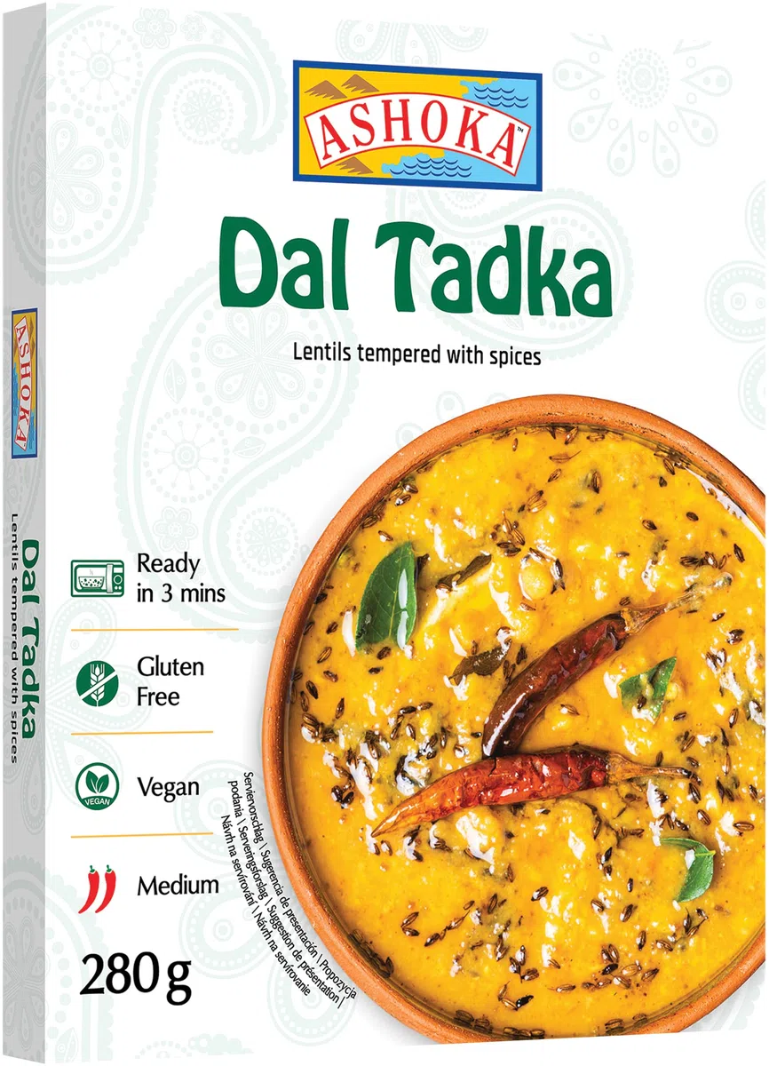 ASHOKA Dal Tadka Fertiggericht, 6er Pack (6 x 280 g)