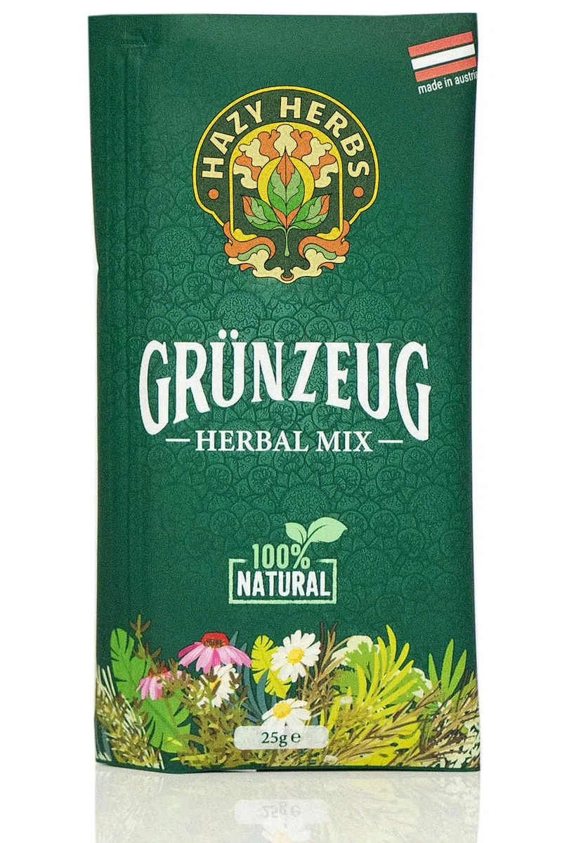 HAZY HERBS | Kräutertee-Mischung "Grünzeug" - 100% natürlicher Kräutermix - 25g feine Mischung