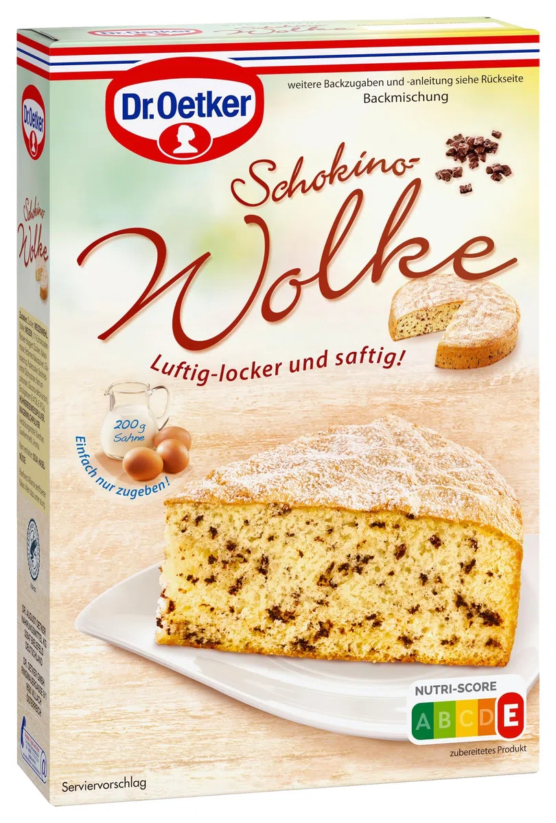 Dr. Oetker Schokino-Wolke, 4er Pack (4 x 485 g)