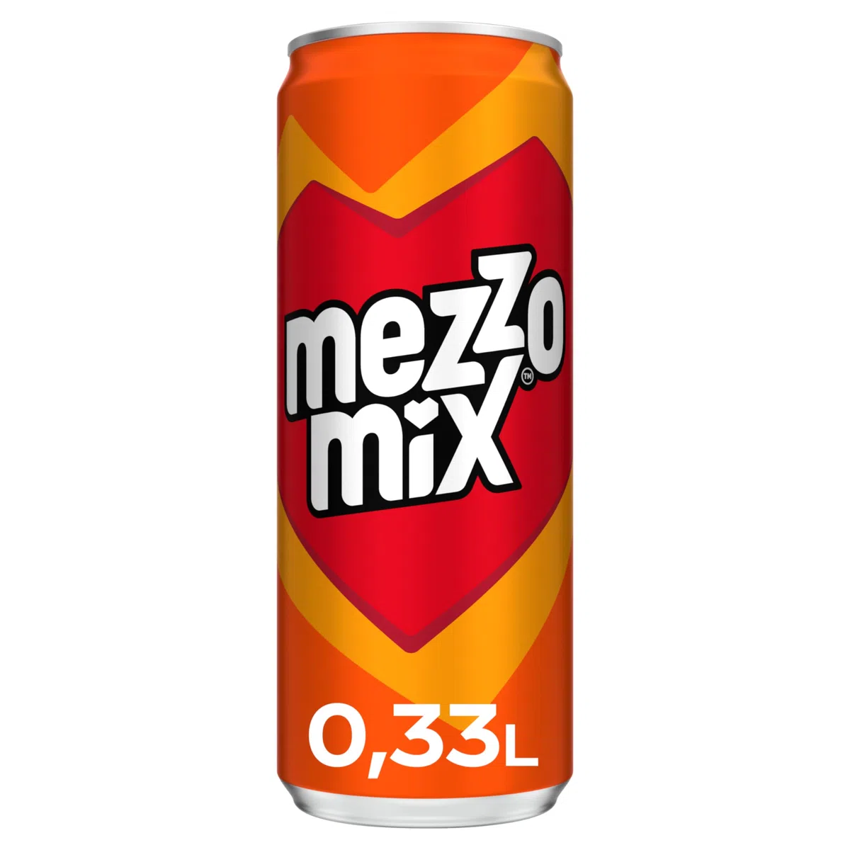 Mezzo Mix , Einzigartiges Mischgetränk aus Cola & Orange in stylischen Dosen , 24 x 330ml