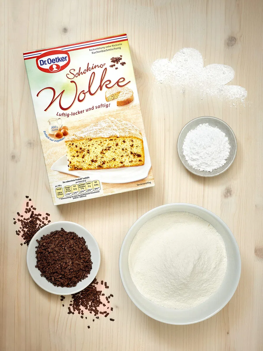 Dr. Oetker Schokino-Wolke, 4er Pack (4 x 485 g)