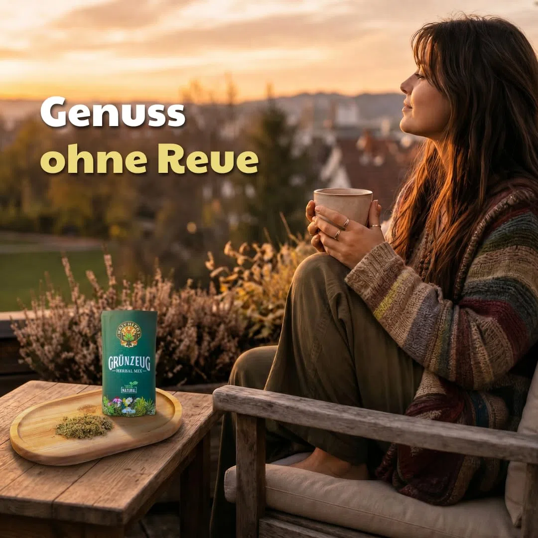 HAZY HERBS | Kräutertee-Mischung "Grünzeug" - 100% natürlicher Kräutermix - 25g feine Mischung