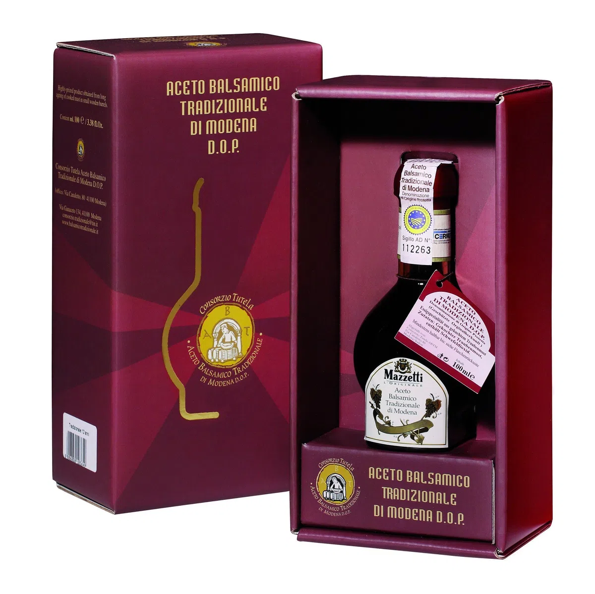 Mazzetti Balsamico Tradizionale D.O.P, 1er Pack (1 x 100 ml)