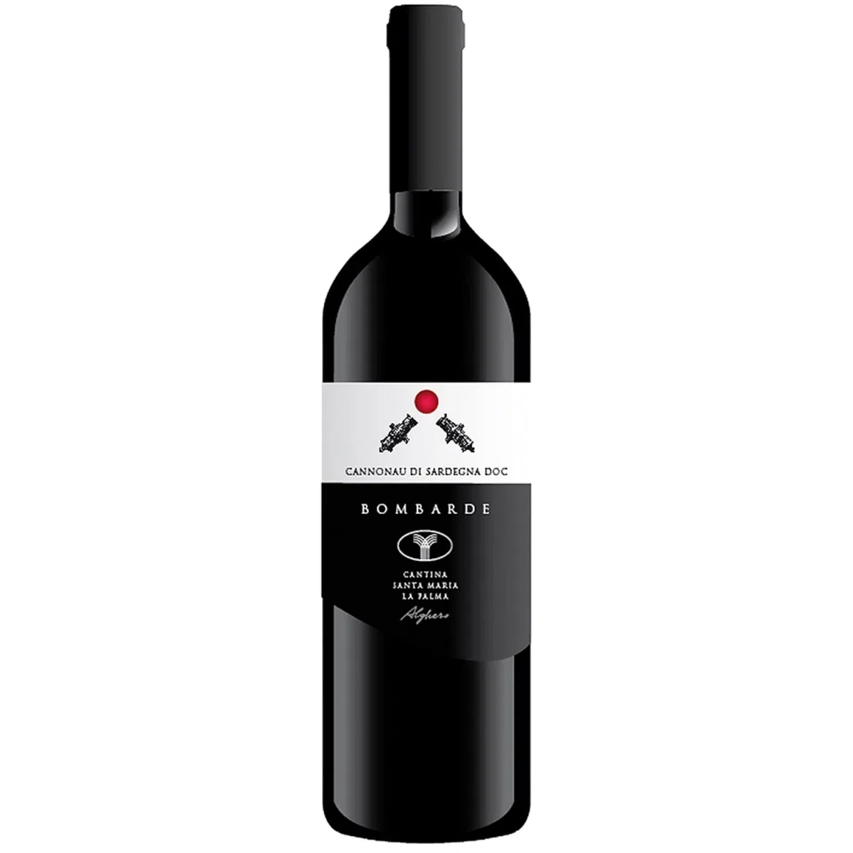 Le Bombarde Cannonau di Sardegna DOC Rotwein Wein trocken Italien Inkl. FeinWert E-Book (12 x 0,75l)