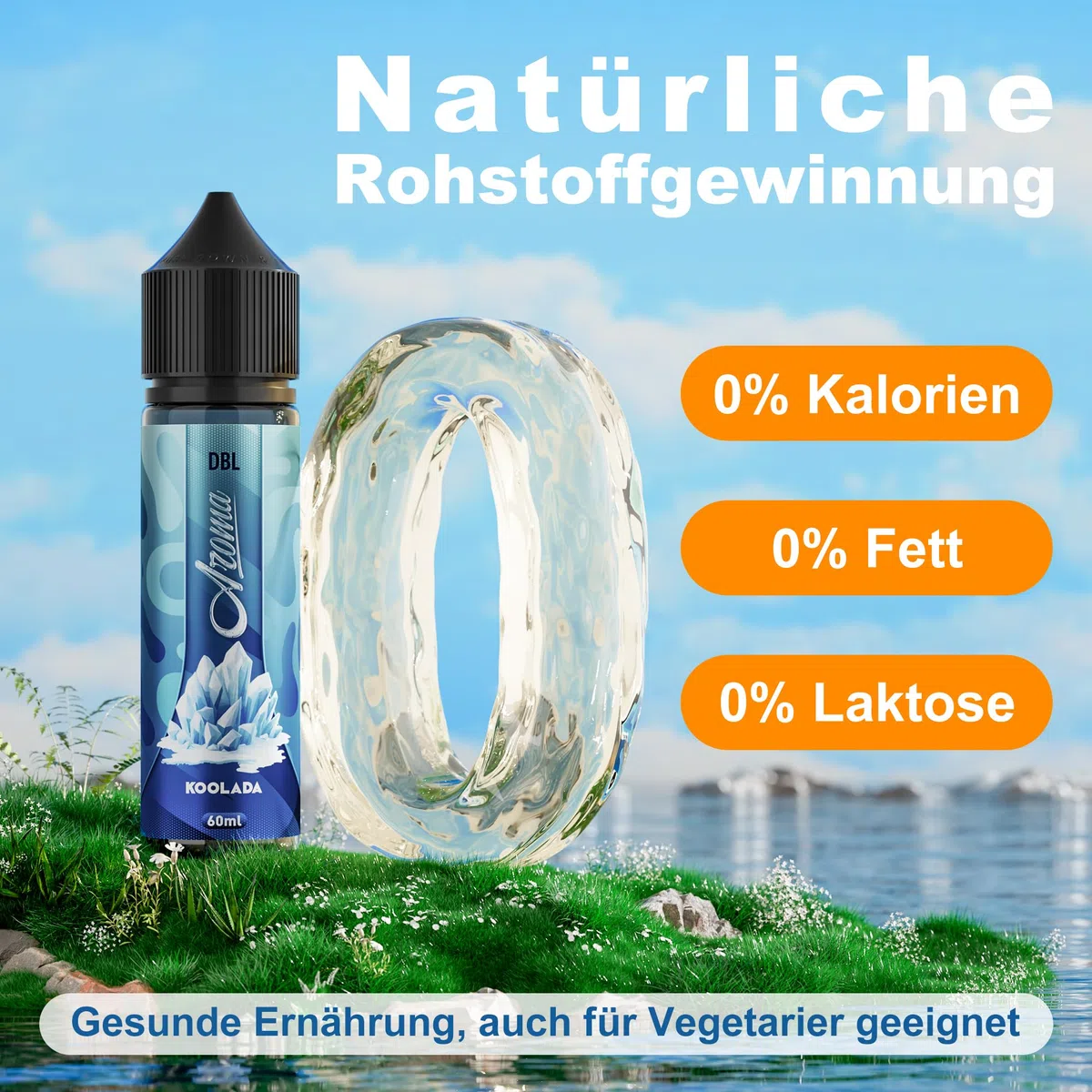 DBL Aromakonzentrat 5x20ml, Lebensmittelaroma für Backen & Getränke, Set E | Hochkonzentriert, wenige Tropfen genügen, Leicht zu mischen. Fruchtaromen für Kuchen, Joghurt & Desserts. Wasser & öllöslich