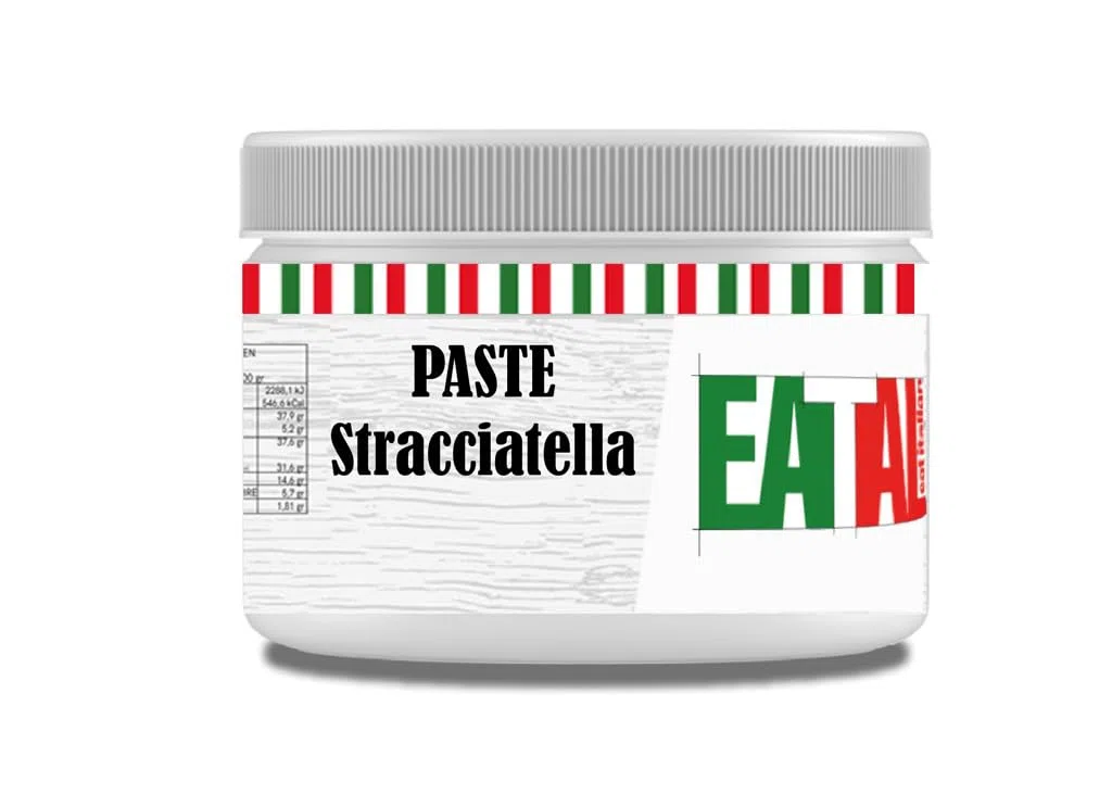 EATAL Eispaste STRACCIATELLA- Eisaroma - Aromapaste | mit nur 4 Zutaten leckeres Eis zubereiten | 300 g