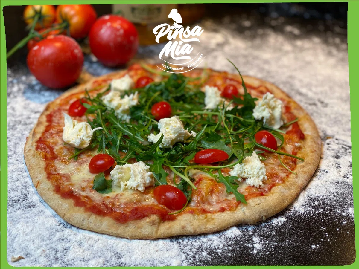 6 x Pizza Original - italienischer Pizzaboden - Pizzateig ofenfertig - vorgebacken im Steinofen