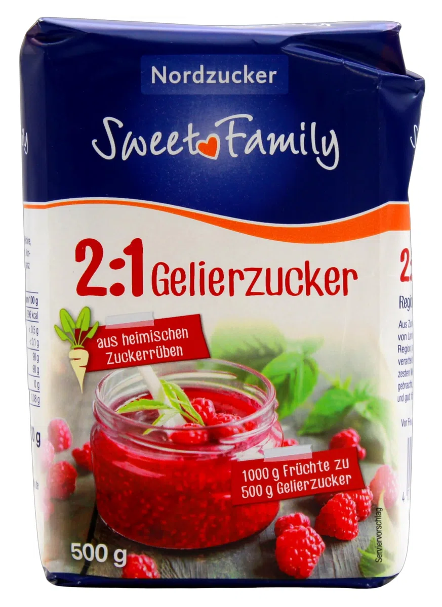 Nordzucker Sweet Family Gelierzucker 2:1, 14er Pack (14 x 500g)