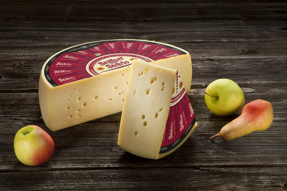 Stilfser Käse g.U. Mila ganzer Laib ca. 8,7 kg.