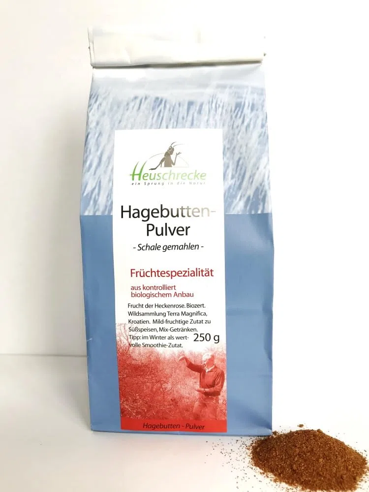 Hagebutten-Pulver, kbA 1 x 250 g